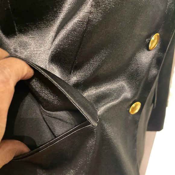 Satin blazer French connection size 6 black - Picture 8 of 13